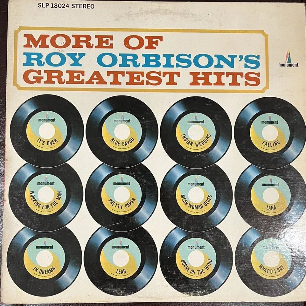 MORE OF ROY ORBISON’S GREATEST HITS VINYL LP VG